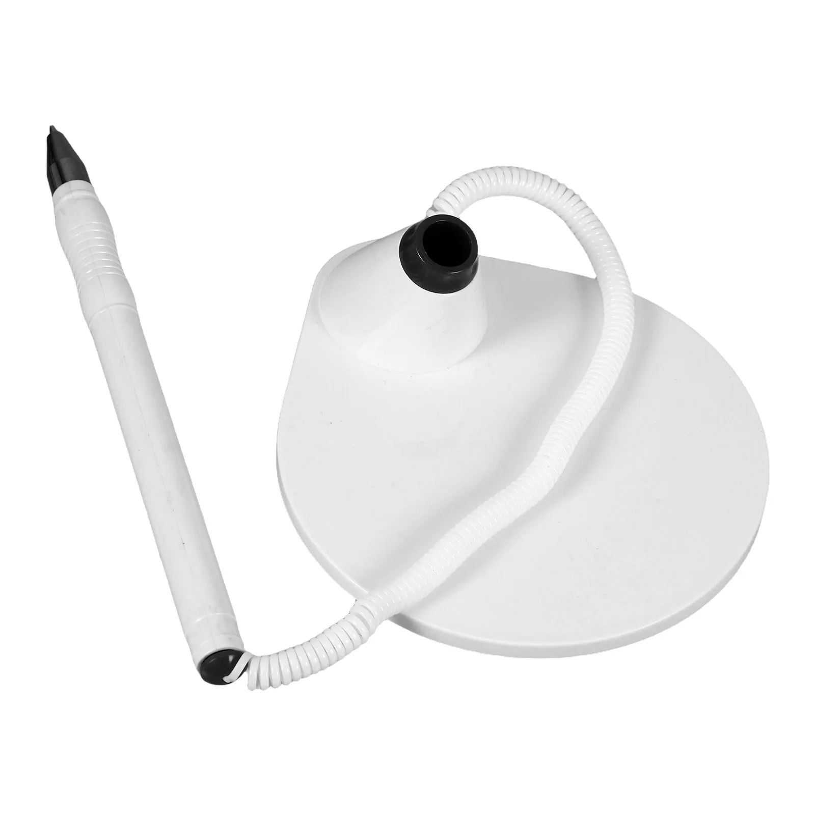 

Counter Pen Plastic Cord Ballpoint Desktop Holder Secure Pen for Office School Wedding Signing Comfortable Grip