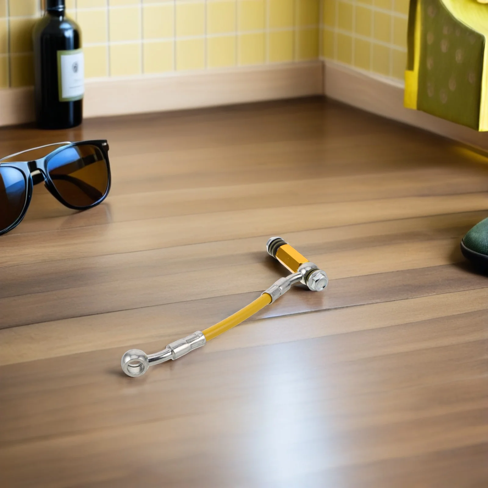 

Motorcycle Hose Extender Universal Hydraulic Line Adapter For Brake Oil Hose Modification Leakproof Durable Motorbike Brake