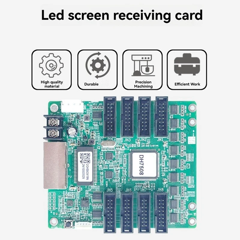 LED Video Screen Receiving Card Full Color LED Display Receiving Card Video Control Card 256X256 Pixels For LED Display