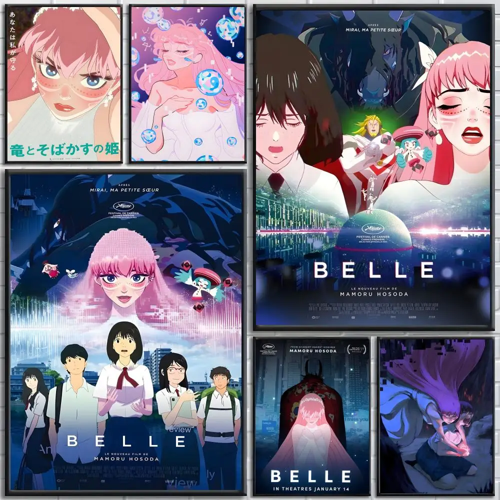 Belle Anime Poster High-definition posters, wall art for living room and home decor.