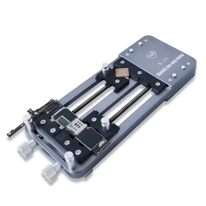 Double axis electric clamp for 3C maintenance room force control clamping alloy body wear resistance