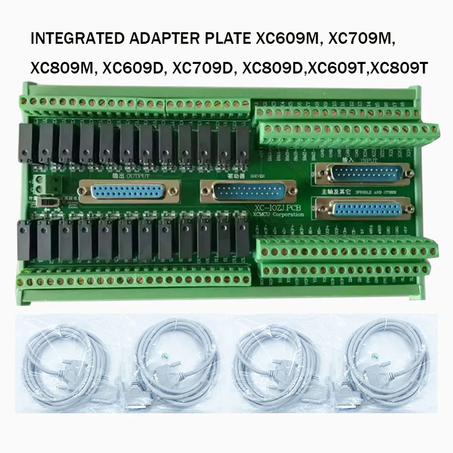 

Integrated adapter board Io board, with 4 Db25 cables, suitable for XC609M, XC709M, XC809M, XC609D, XC709D, XC809D,XC609T,XC809T