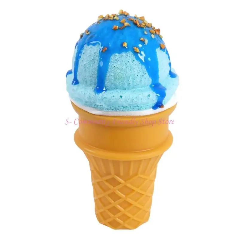 85AE False Dessert Creative Sensory Toy With PU Coating Anti Stress Squeeze Ball For Children Adults
