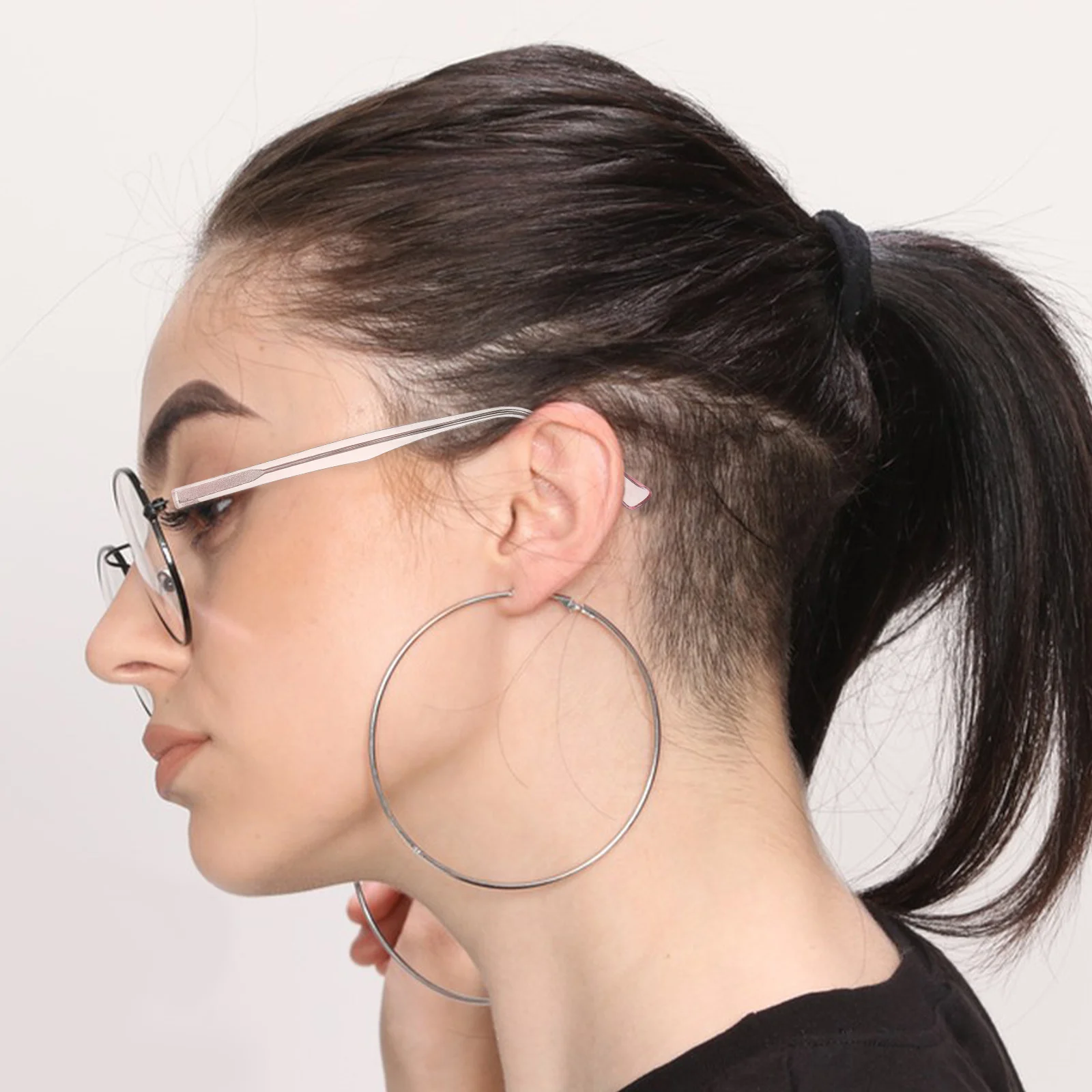 

1 Pair Replacement Glasses Arm Legs Metal Eyeglass Temple Universal Fit Durable Resin Metal Material Lightweight For Men Women