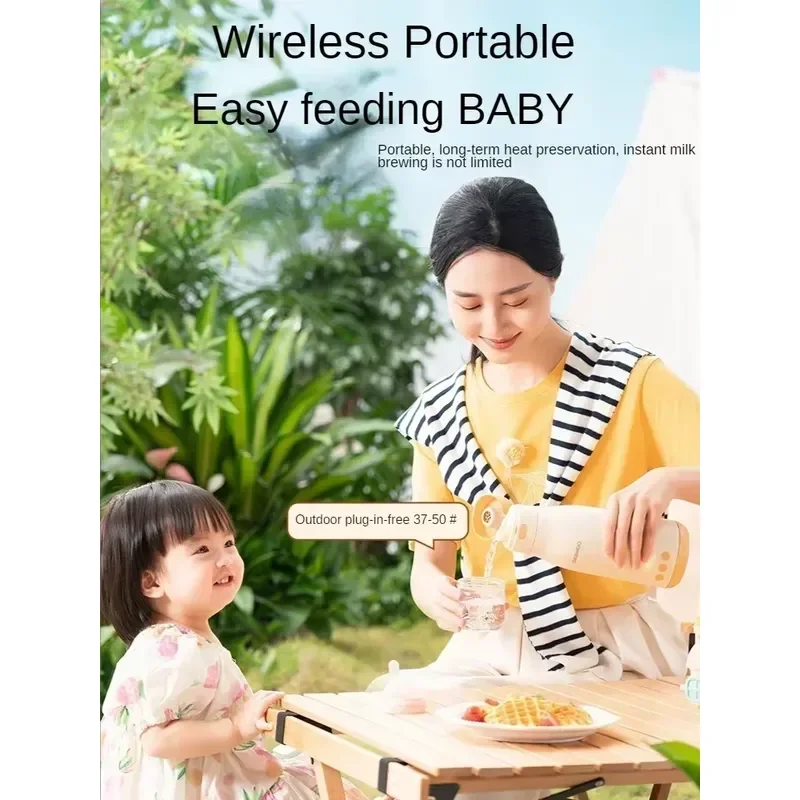 2026 Latest Portable Electric Milk Warmer for Baby Bottles with Thermostatic Temperature Control and Insulated Water Bath