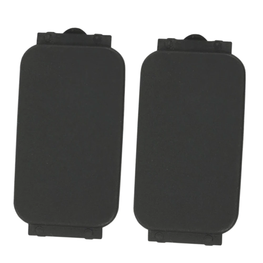 2pcs Black Truck Bed Rail Stake Pocket Trim Cover Plug End Cap for Ford F-150 2015-2024 F-250 F-350 Super Duty 2017-2024