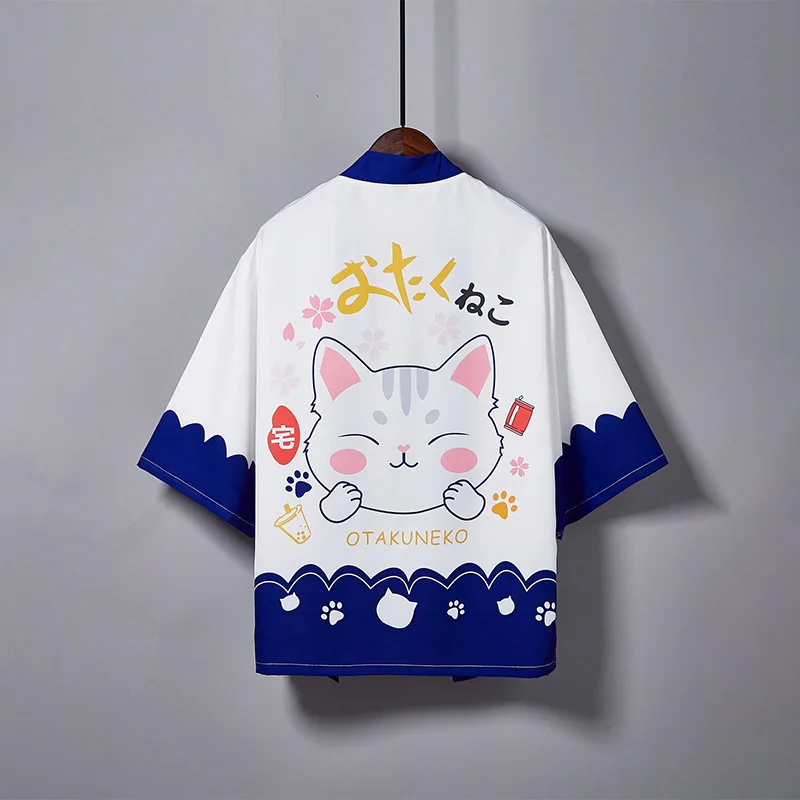 

Japanese-Style Cute Shiba Inu Merchandise, Anime Cosplay Haori Kimono Cardigan, Summer Beach Cover-Up, Sun Protection Clothing