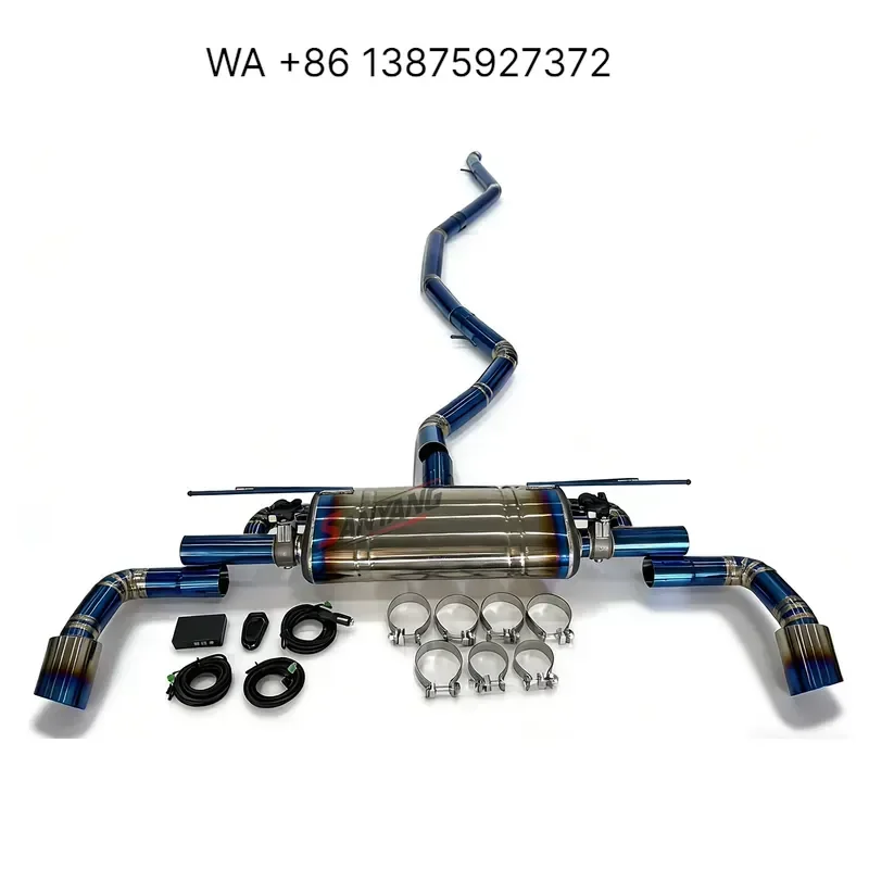 Wmwmnu Custom Titanium Alloy Catback Exhaust Pipes for X5 X6 F15 F16 N55 3.0T XDrive Mirror Polished 1.5mm Factory Direct