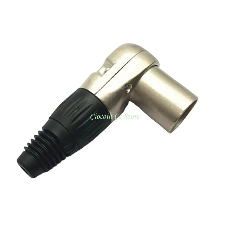 X90F Alloys XLR Audios Plugs Male Female Connectors for Professional Sound Equipment