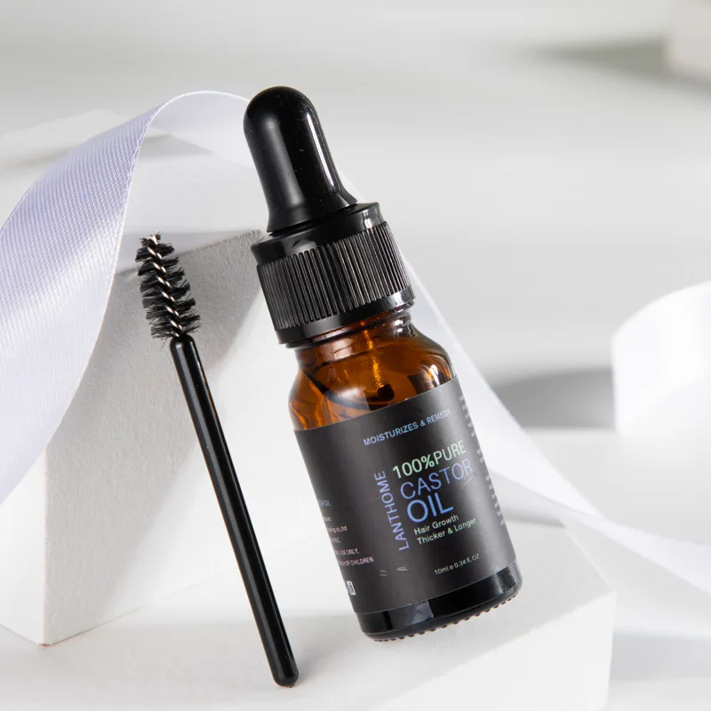 Natuurlijke Ricinusolie Wimper Essentiële Olie Groei Behandeling Olie Wimpers Serum Mascara Wimper Serum Verlenging Wenkbrauwgroei