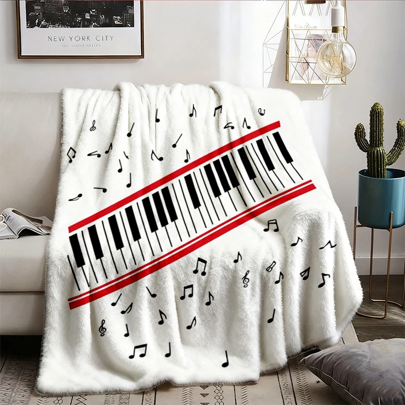Michael J Beat It Piano Keys Flannel Blanket, King of Pop Music Flannel Throw, Beat It merch 2026 Michael Cozy Blanket