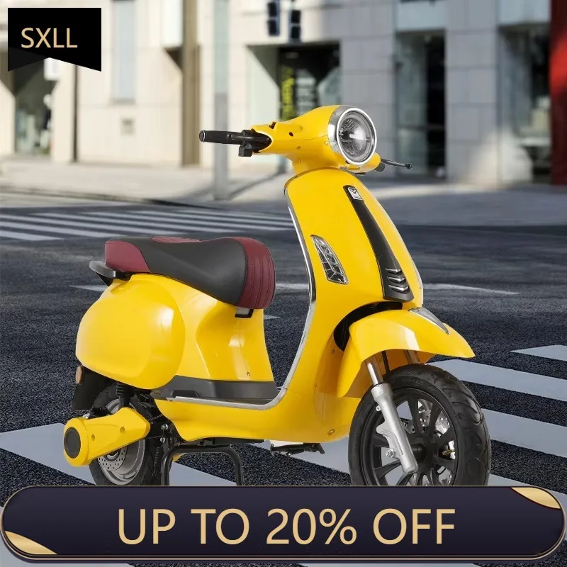 

SXLL High quality 1000W 60V moped electric motorcycle powerful retro electric bicycle adult scooter