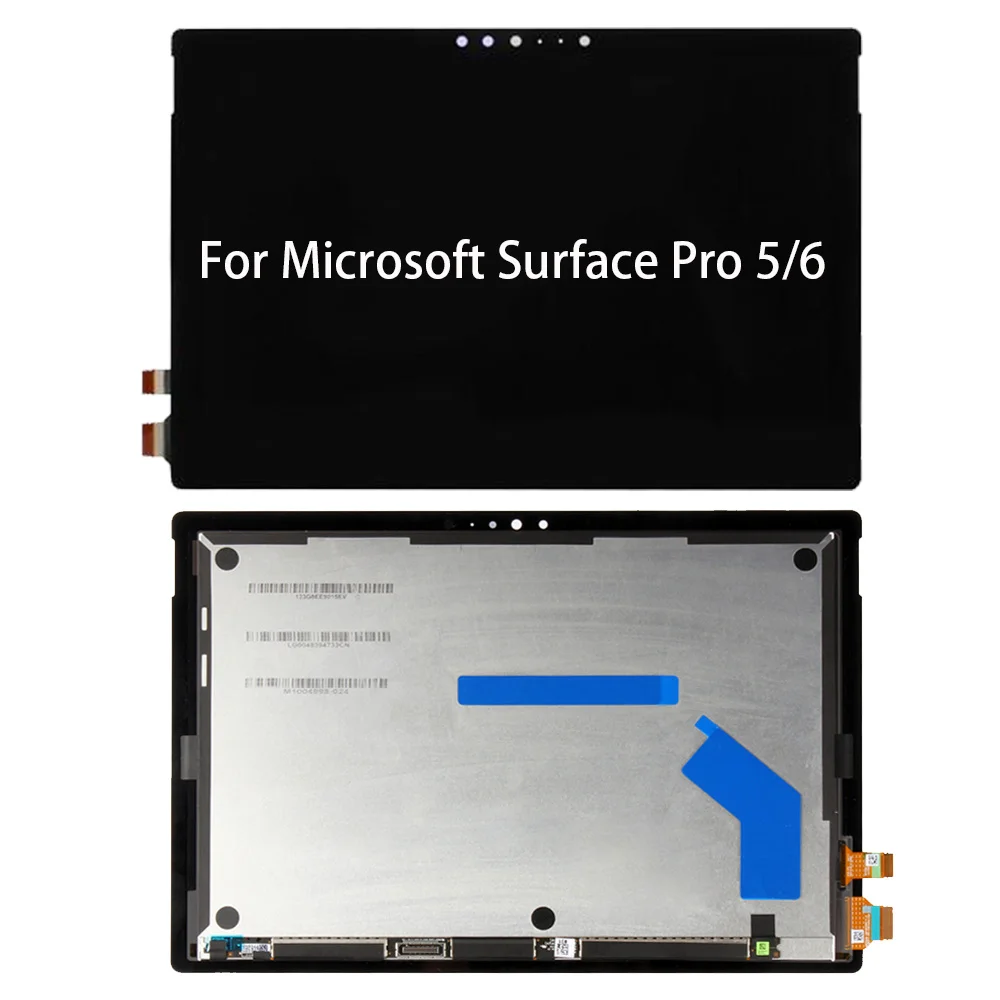 Ensemble écran tactile LCD de remplacement, pour Microsoft Surface Pro5 4 3 6 7, 100%, 1866, 1807, 1796