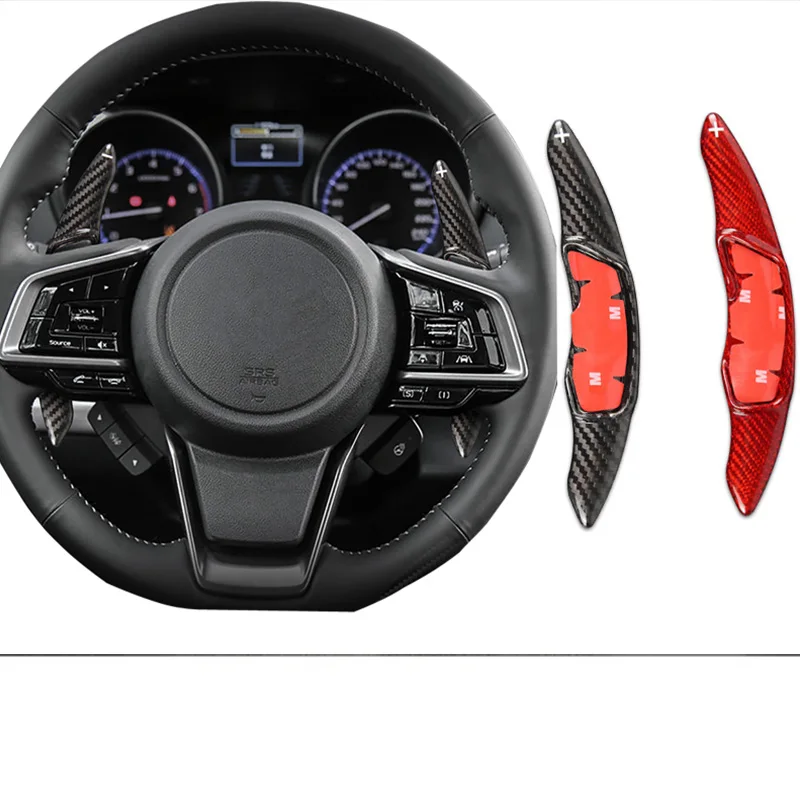 

For Subaru XV Legacy Forester Outback Impreza WRX STI Levorg Steering Wheel Carbon Fiber Paddle Shift DSG Styling