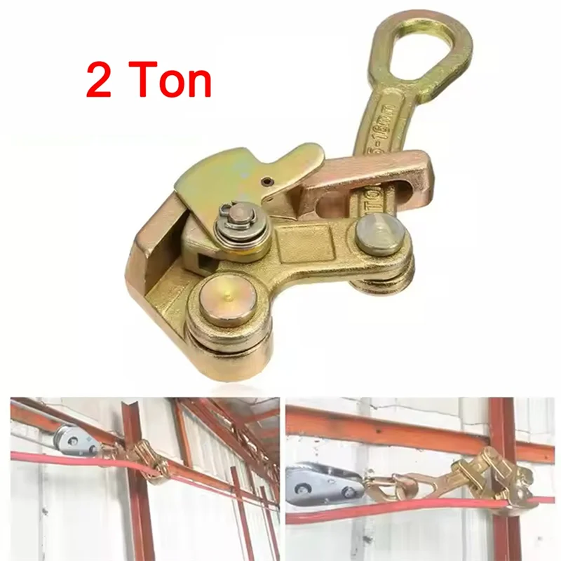 B84B-2T Come Along Wire Grip Clamp Universal Heavy Duty Insulated Wire Rope Grips Extra-High-Strength Cables
