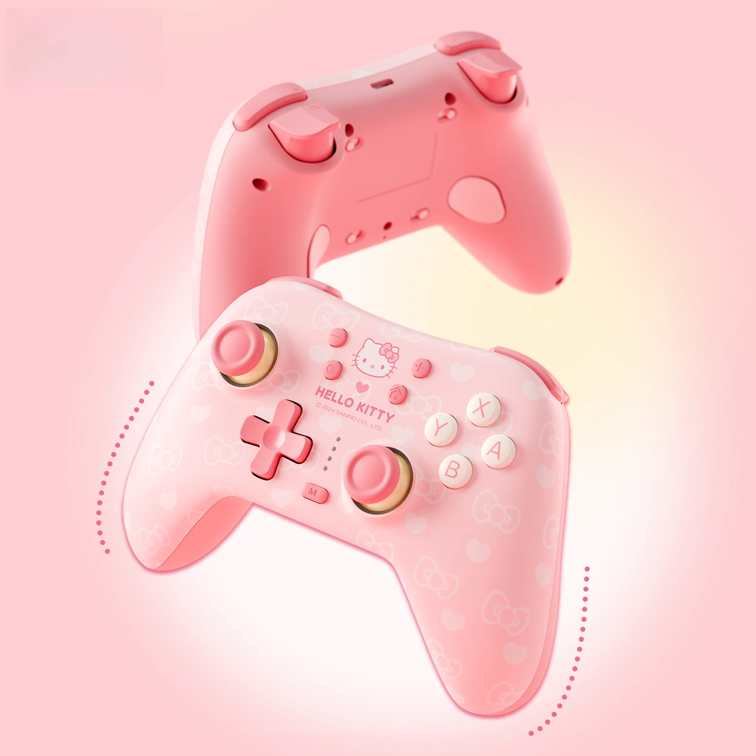 Kawaii Sanrio Hello Kitty Gaming Controller Multi Platform Gamepad for Switch NS2 PC Steam Smartphone Game Accessory Cartoon New