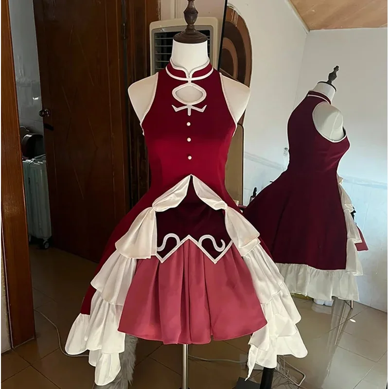 

Sakura Kyouko Cosplay Costumes Anime Puella Magi Madoka Magica Dress Role Play Uniform Female Halloween Carnival Party Outfit