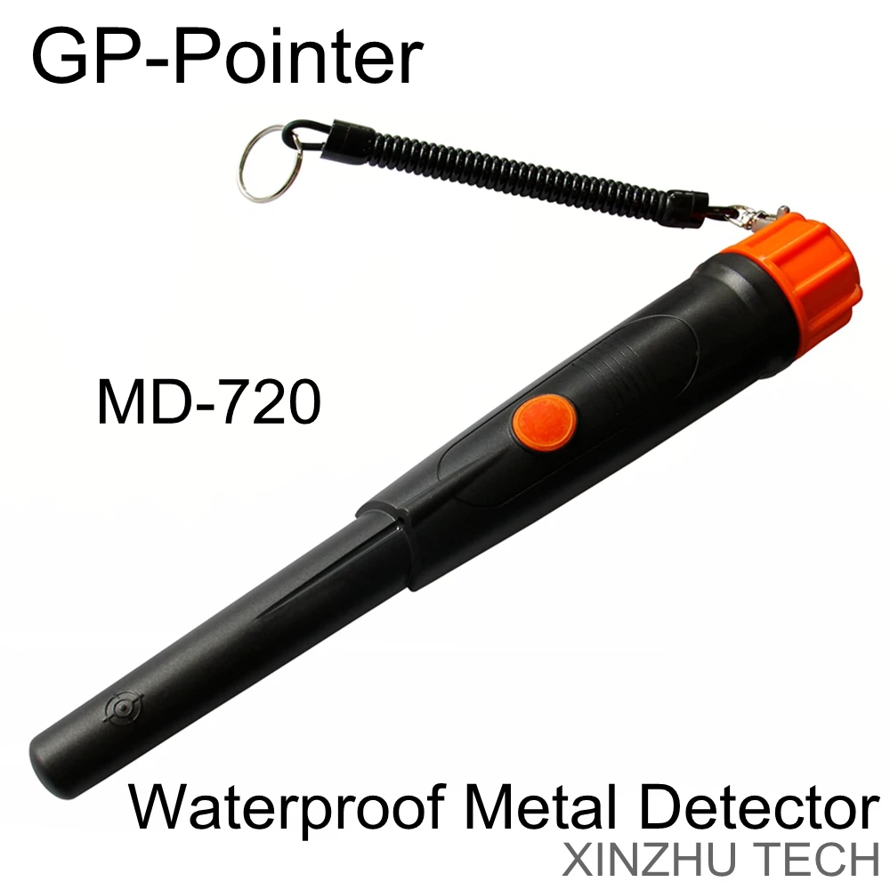 

Handheld Metal Detector Professional MD-720 Underwater Audio Alert Vibration Pointer GP-Pointer Waterproof Pinpointer LED Light