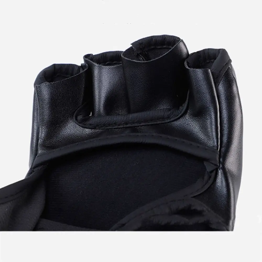 

Protective Gear Professional Boxing Gloves Thicken Padding Half Finger Fighting Gloves Wear Resistant Training Gloves Training