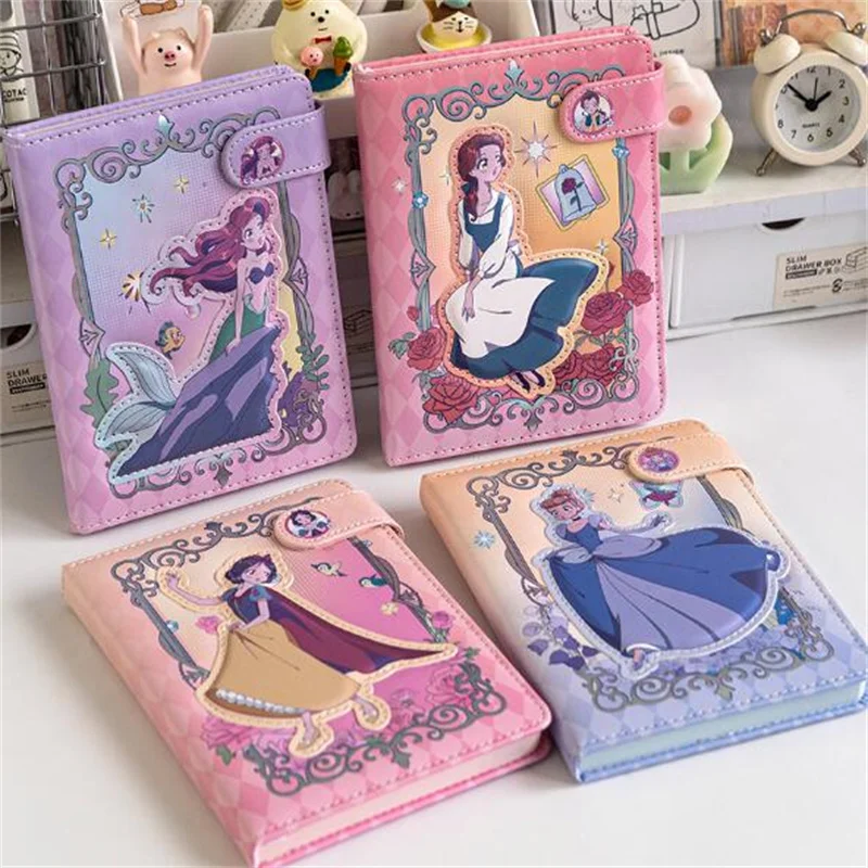 4 pcs/lot Creative Disney Princess Memo Pad Note Cute Notebook Stationery Label Notepad Post Office School Supplies