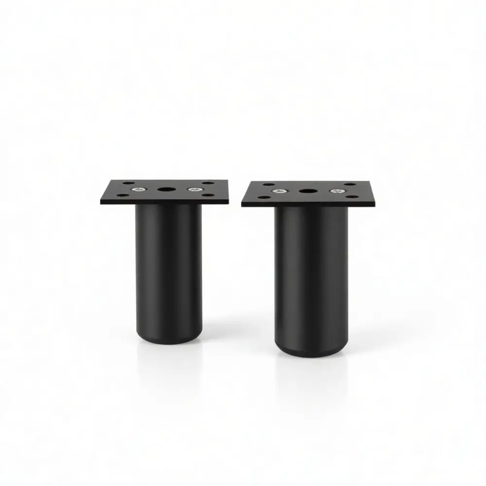 Heavy Duty Aluminum Alloy Furniture Legs Adjustable Metal Cabinet Feet Support Riser For Sofa Desk Bathroom Cabinet Hardware