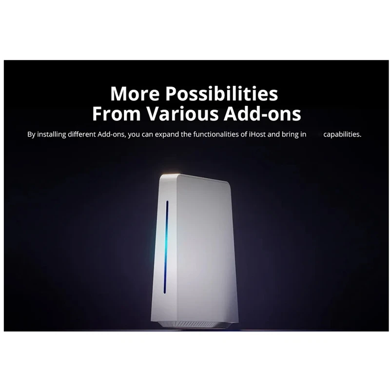 Ewelink Ihost Smart Home Hub Aibridge Zigbee 3.0 Gateway Matter Private Local Server For Wi-Fi LAN Devices Open API(2GB) Durable