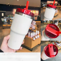 304 stainless steel insulated cup for convenient large capacity straws, coffee cups, car cups
