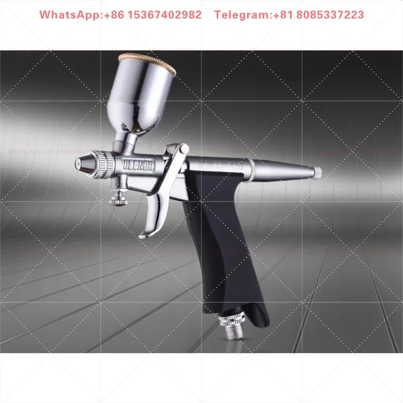 LP-116 Pneumatic Spray Gun Mini Sprayer, Uniform Paint Atomizing Tool for Furniture Repair Spare Accessories