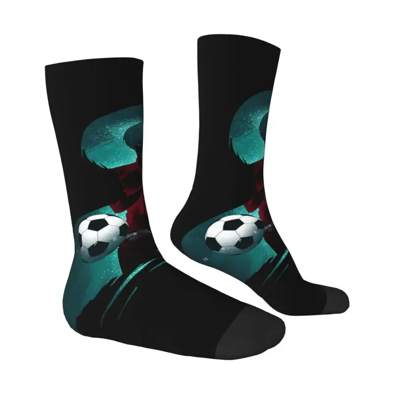 مخصص مضحك B-Blues L-Locks الجوارب الرجال النساء الدافئة 3D طباعة كرة القدم الجوارب الرياضية