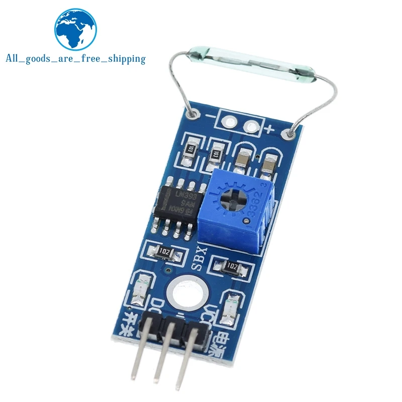 TZT Reed sensor module magnetron module reed switch MagSwitch For Arduino Diy Kit