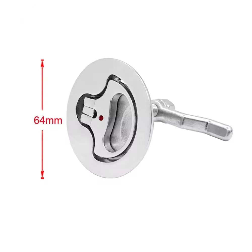 Marine Accessories 316 Stainless Steel Cam Latch Flush Pull Deck Latch Marine Hardware Boat Floor Lock Yacht Accessoire Bateau