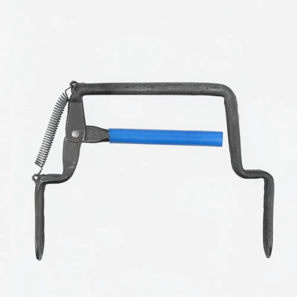 Adjustable Masonry Brick Tongs High Carbon Steel Construction Clamp Handheld Lifter For Moving Blocks Effectively