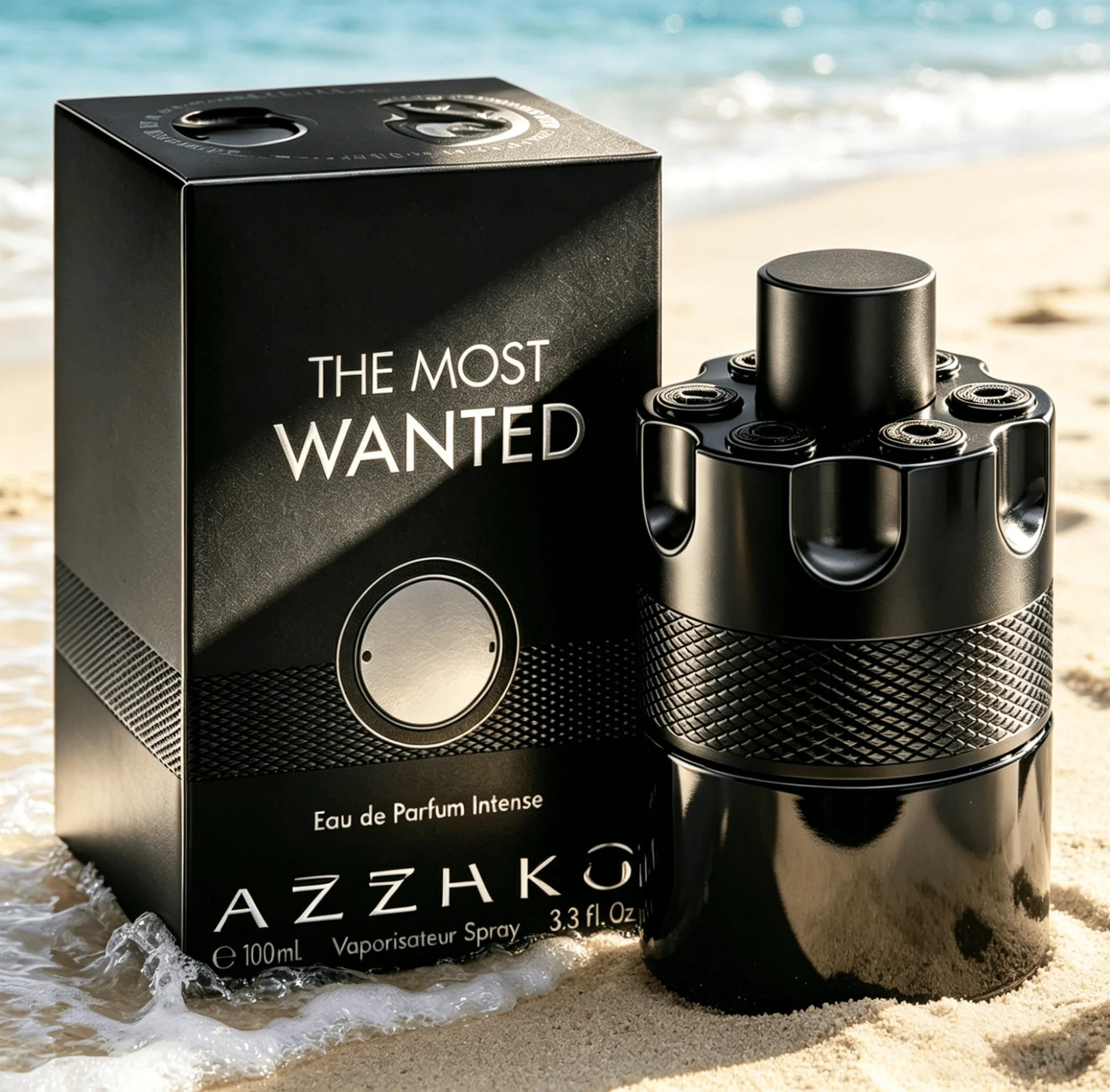 

Azzora The Most Wanted men Eau De Parfum Intense Spray 3.3 oz Spicy woody notes Long-lasting fragrance Men Long Lasting
