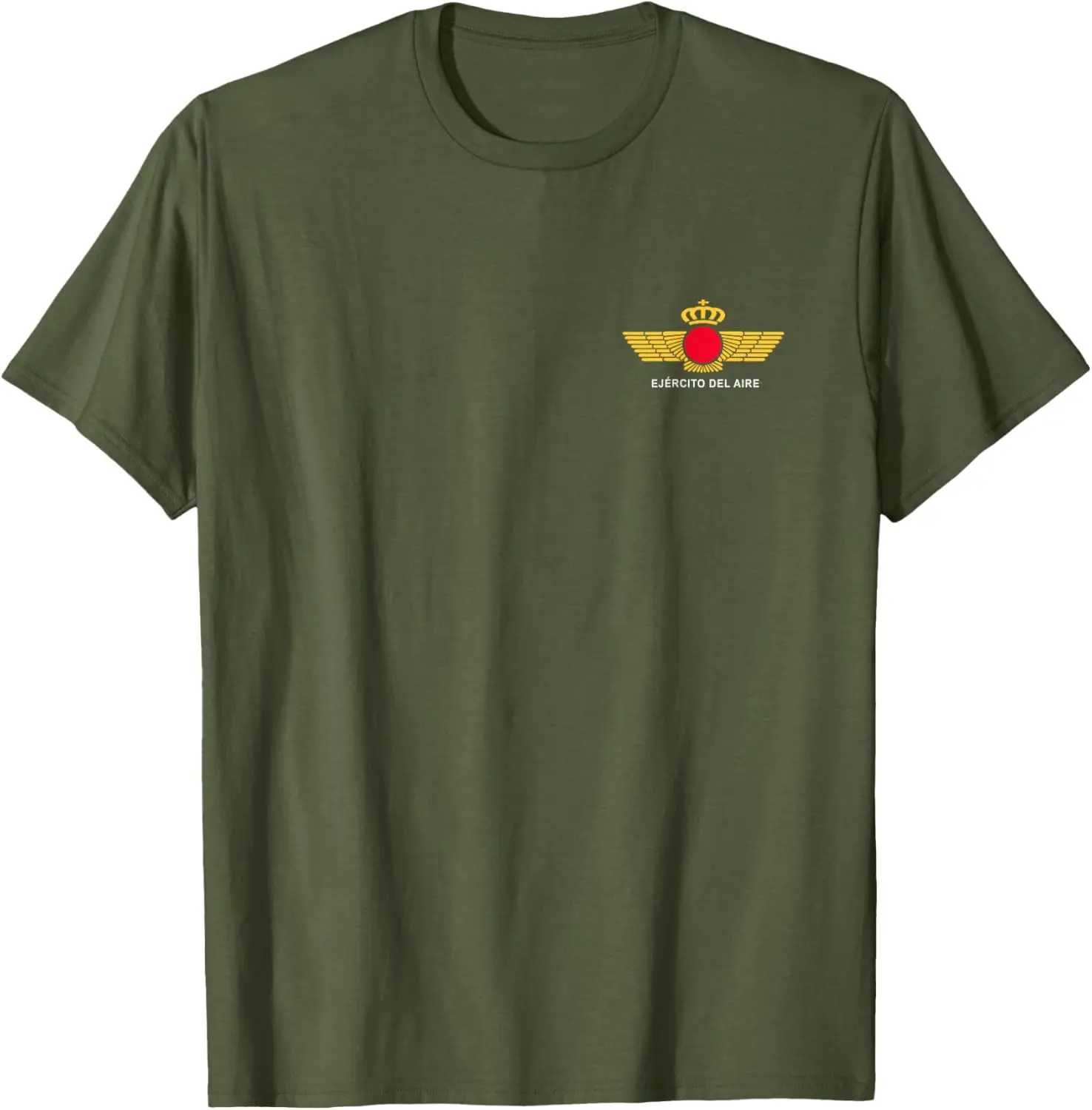 Camiseta Ejercito Del Aire Español Militar Men T-Shirt Short Sleeve Casual 100% Cotton Shirt