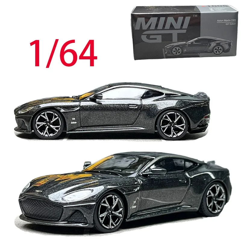 

MINIGT Diecast 1/64 Scale Aston Martin Alloy Car Model Aston Martin DBS 007 #1008 Play Vehicles Toys for Boys Original Box