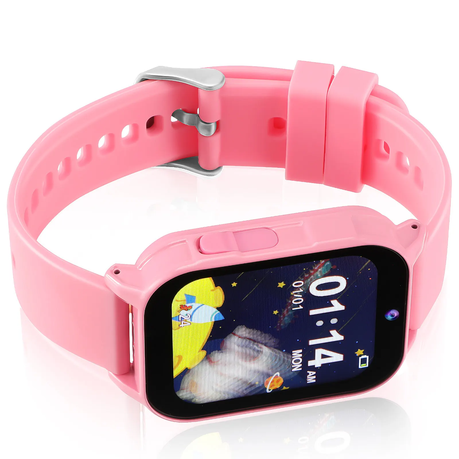 kids-smart-watch-with-games-pink-education-touchscreen-digital-watch-for-school-sports-boys-girls-learning-alarm-stopwatch