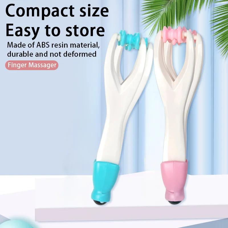 

Portable Manual Massager For Deep Kneading and Relaxing Fascia Finger Rehabilitation Massage Roller
