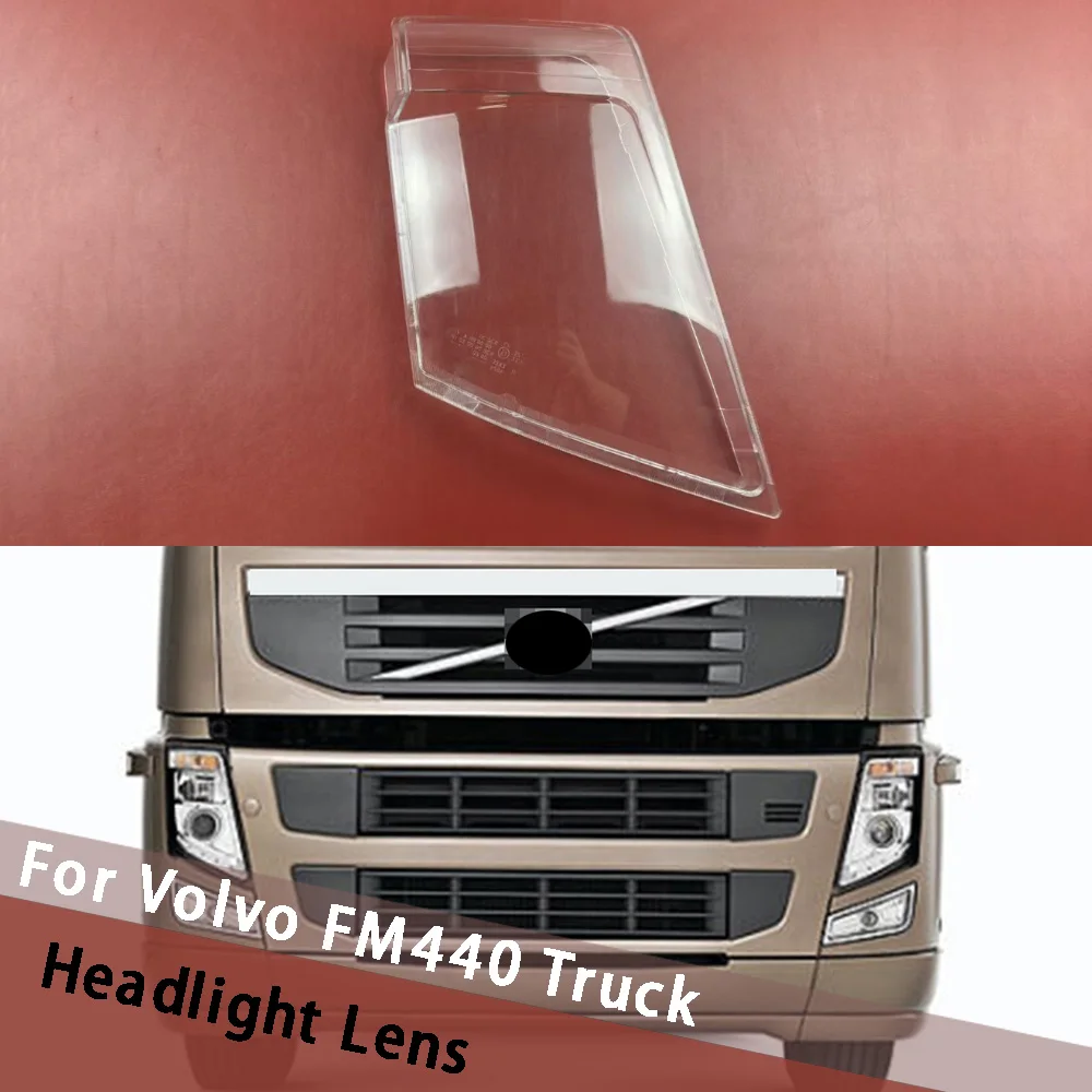 

For Volvo FM440 Truck Headlight Cover Clear Headlamp Shell Lamp Shade Lens Replace Original Lampshade Lampcover