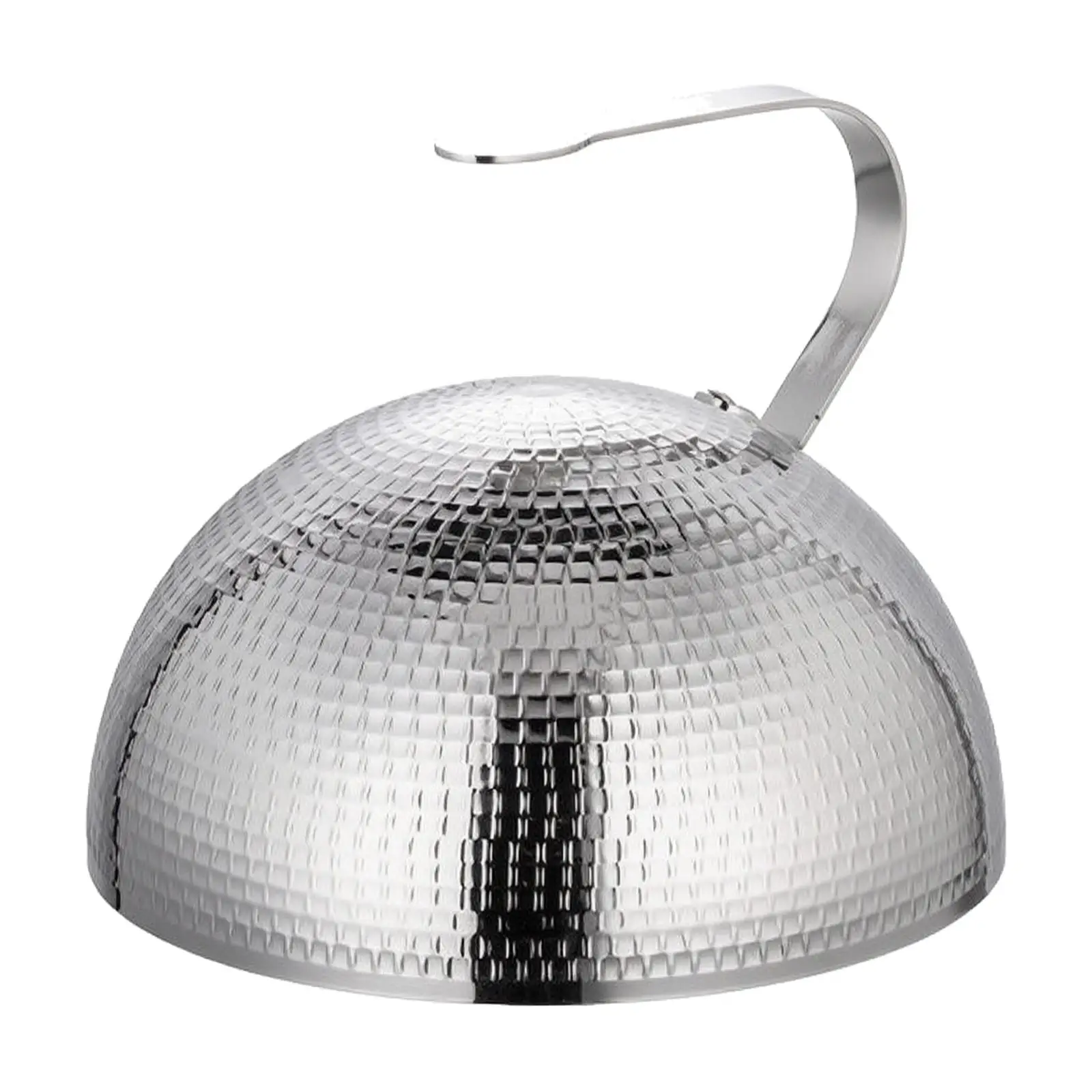 Stainless Steel Semicircular Dome Cover Textured Hammered Stainless Steel Food Cover Domed Elegant for Steakhouse Operators