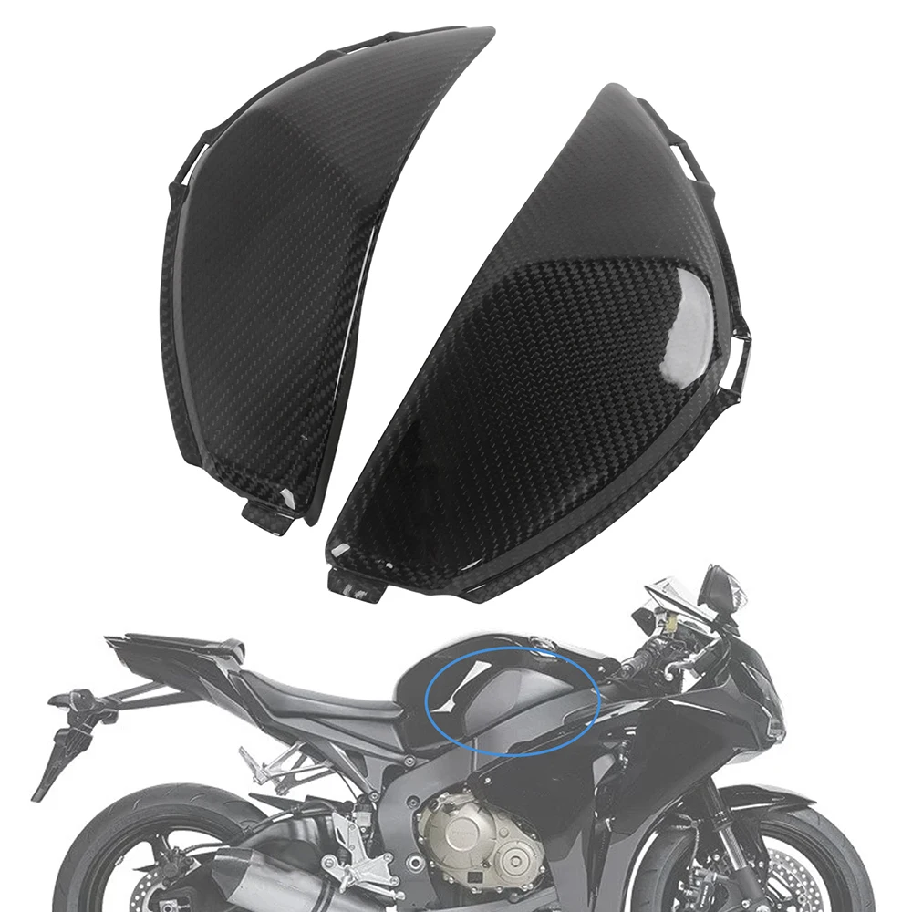 

Carbon Fiber Motorcycle Tank Side Cover Fairing Panel For Honda CBR1000RR 2008 2009 2010 2011