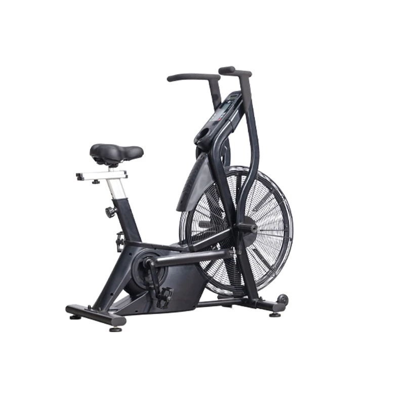 Factory Sale Commercial Stainless Steel Portable Indoor Air Bike Spinning Bike Fan Resistance Electric Drive Adjustable