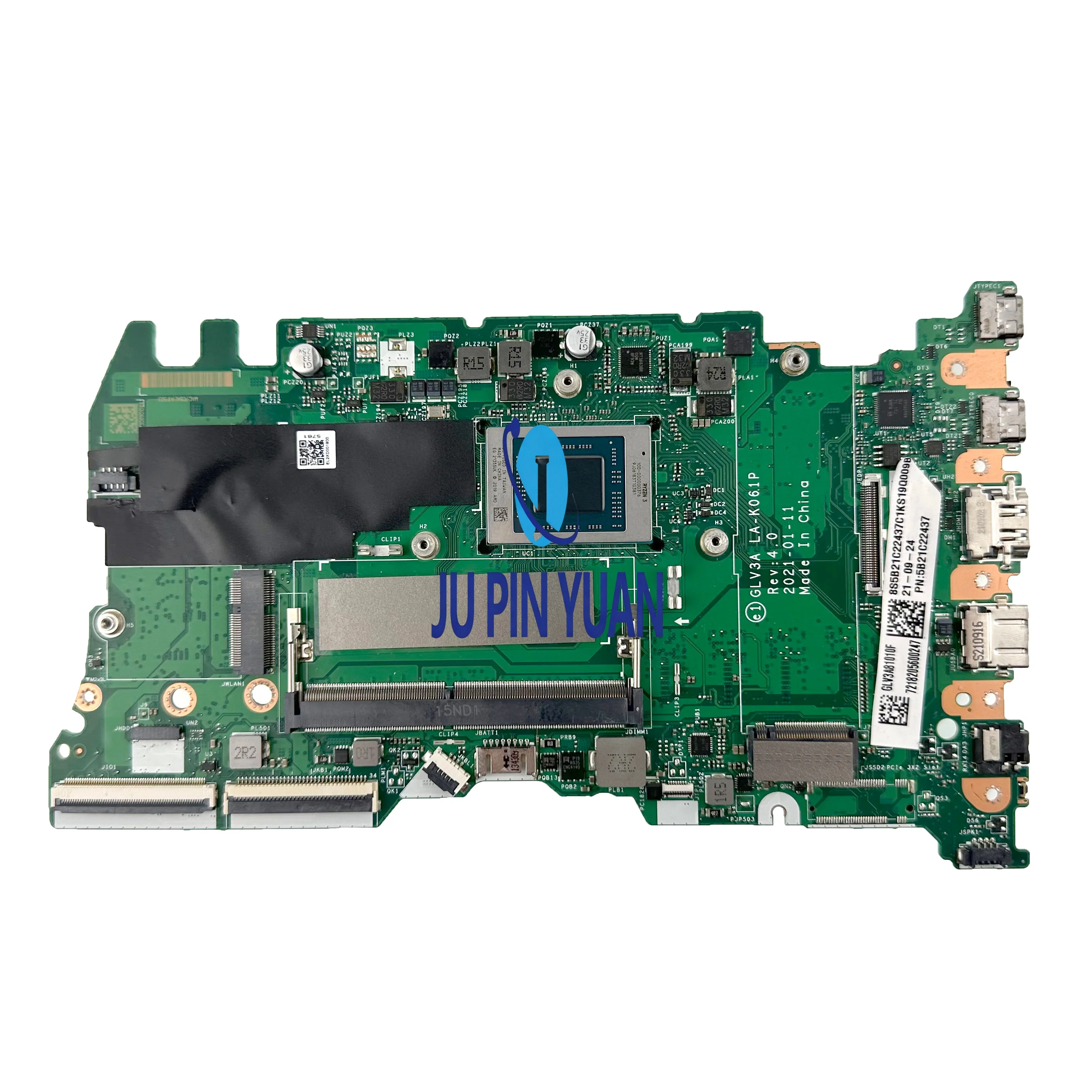 5B21C22437 Placa Base para Laptop Lenovo ThinkBook 14 G2 ARE 15 G2 ARE 14 G3 ACL LA-K061P con CPU AMD R3, 8GB de RAM, 100% Probada y en Buen Estado