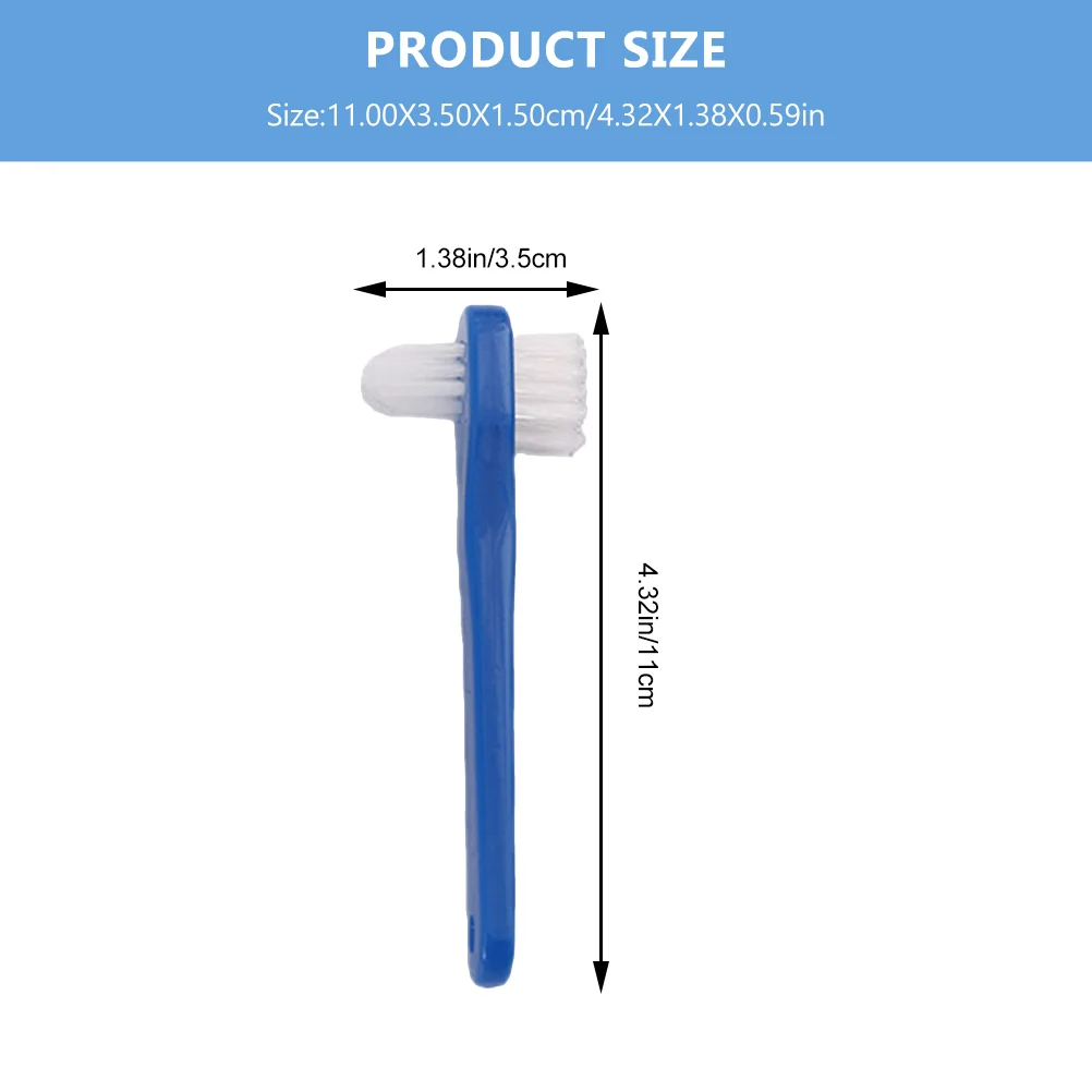 Limpiador de cepillo de dientes falso, soportes duros a granel, dentadura postiza de Pp para adultos y bebés, 2 uds.
