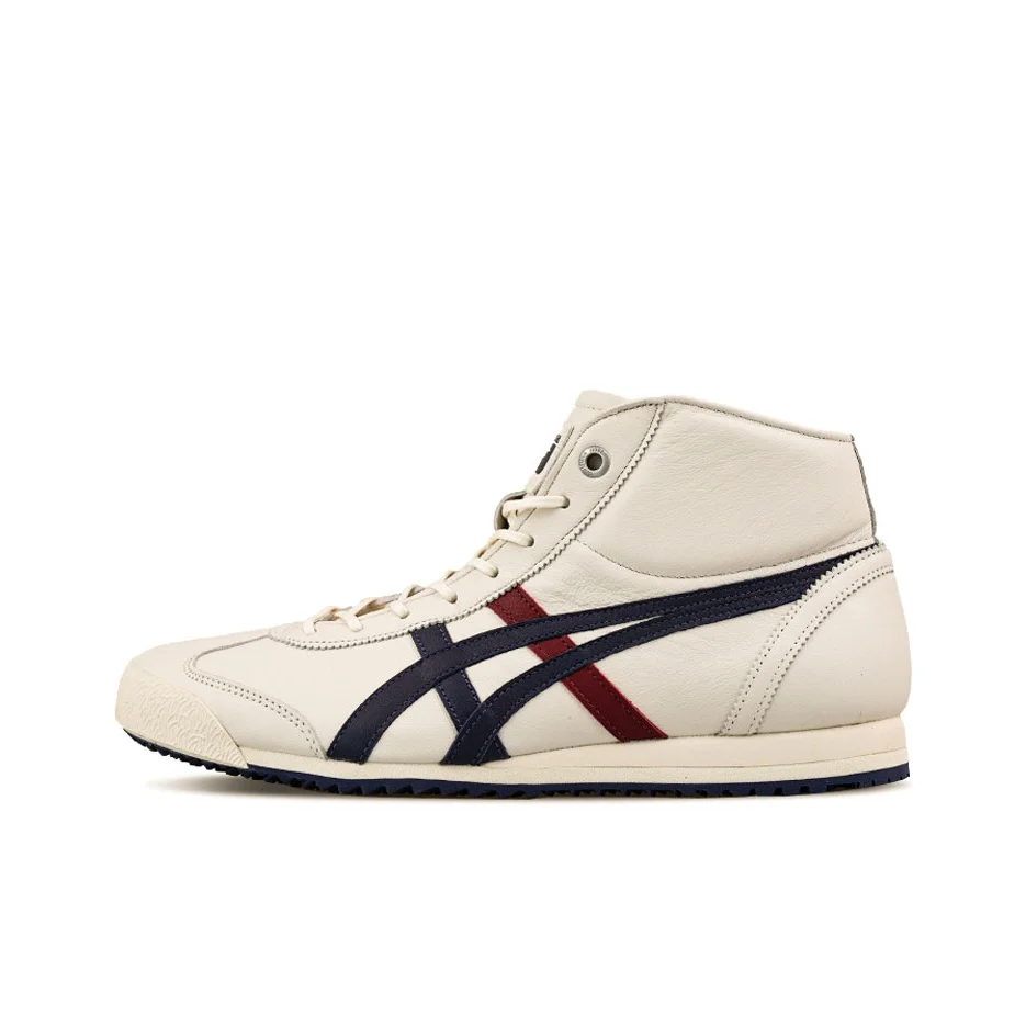 Chaussures de skateboard mi-hautes antidérapantes Onitsuka Tiger MEXICO 66 SD MR unisexes beige
