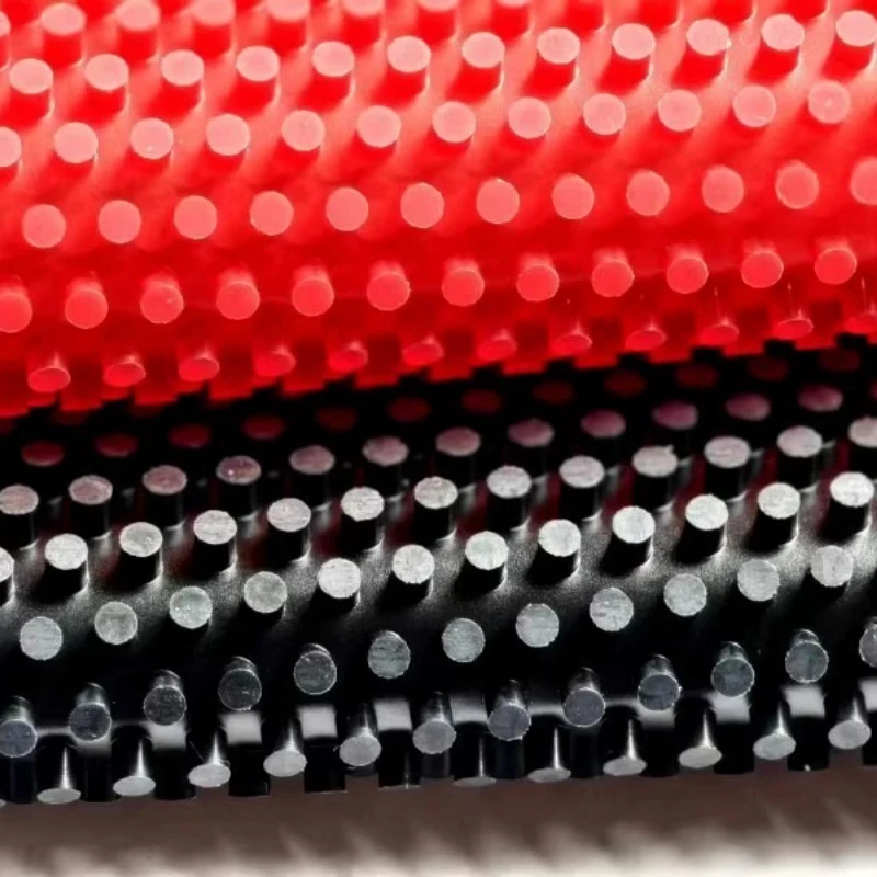 카슈프 OX 탁구 러버 비경화형 롱 핍플 높이 1.80mm 직경 1.70mm 매끄러운 싱킹 안티 루프&미연결성