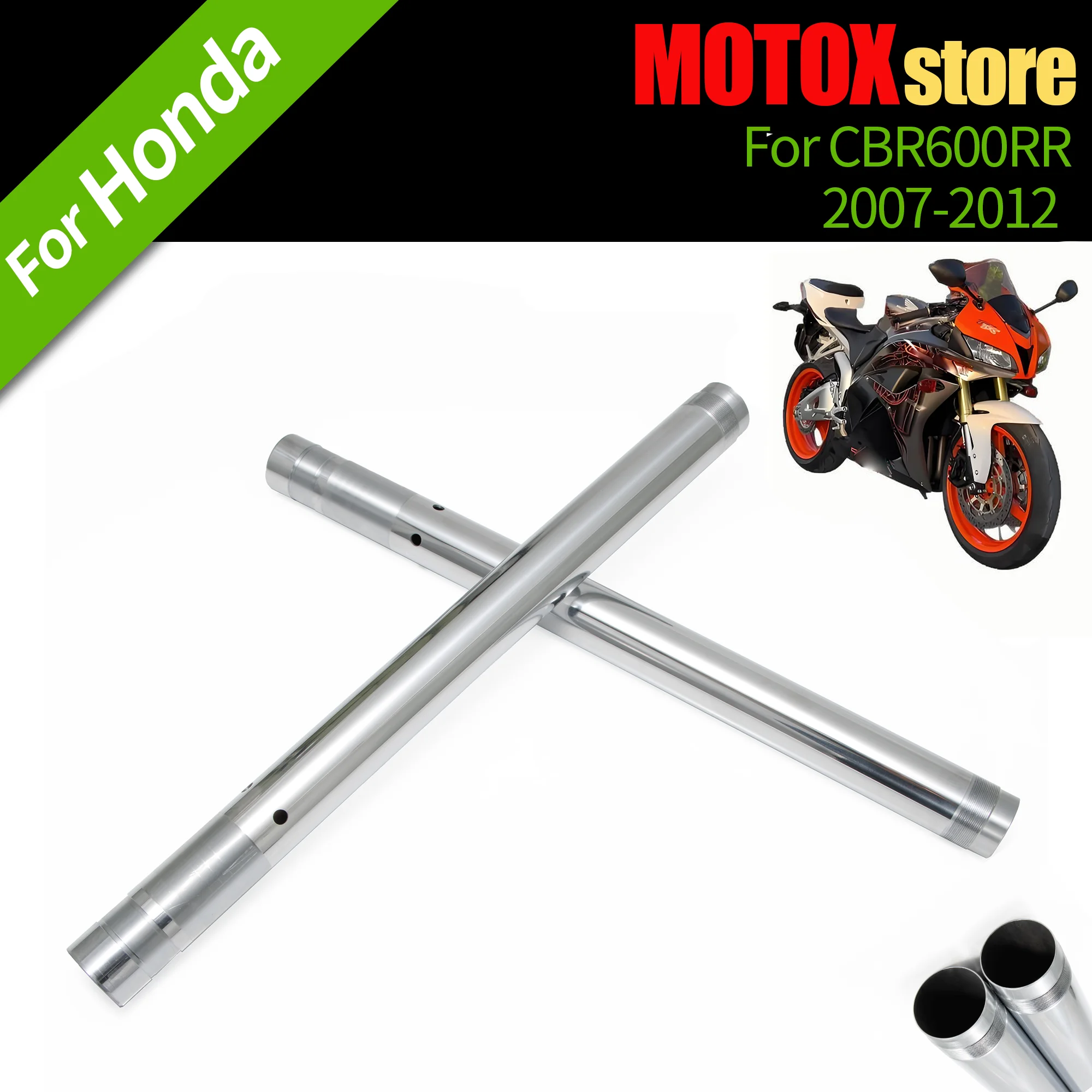 41x515mm Fit For Honda CBR600RR CBR 600RR F5 2008 2009 2010 2007 - 2012 Motorcycle Front Suspension Fork Inner Tubes Pipes Set