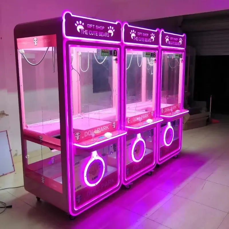 Customize The Appearance Commercial Plush Dolls Claw Crane Machine Supply Coin Operated Toy Catcher Prize Arcade Game Machine