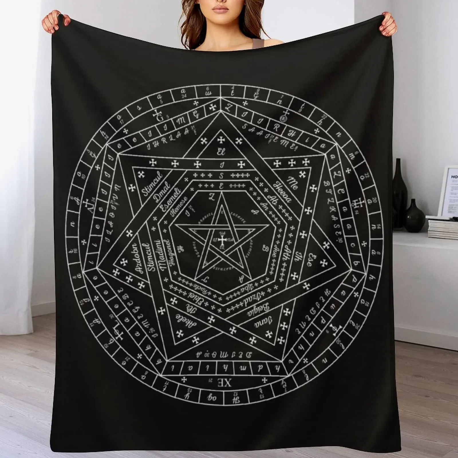 

Sigillum Dei Aemeth Throw Blanket Soft Cozy Blanket for Pet Kids Adults