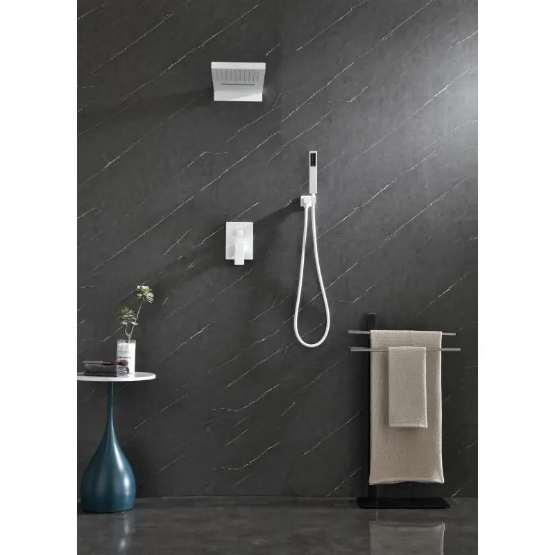 

Shower System,Waterfall Rainfall Shower Head with Handheld, Shower Faucet Set for Bathroom Wall Mounted
