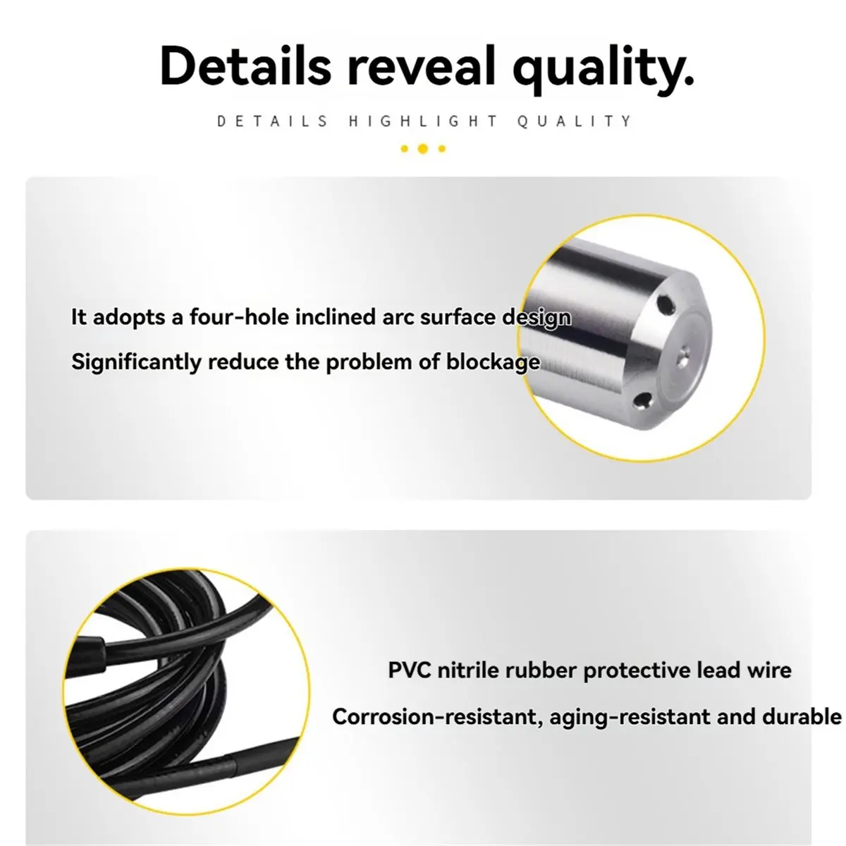 A013 Pressure Transducer 4-20mA Liquid Level Sensor Transmitter Water Tank Pressure Hydrostatic Level Sensor 5/10m 10m Line